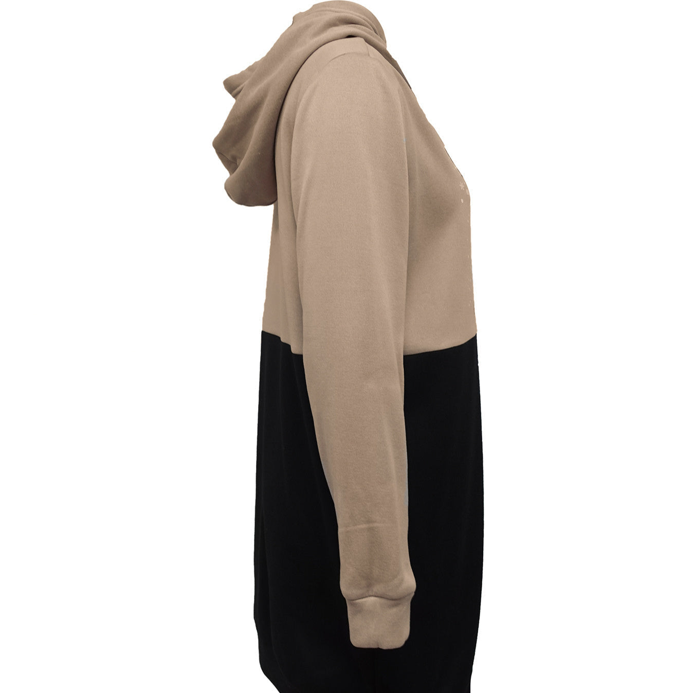 Women’s Deer & Plaid Hooded Sweatshirt Dress