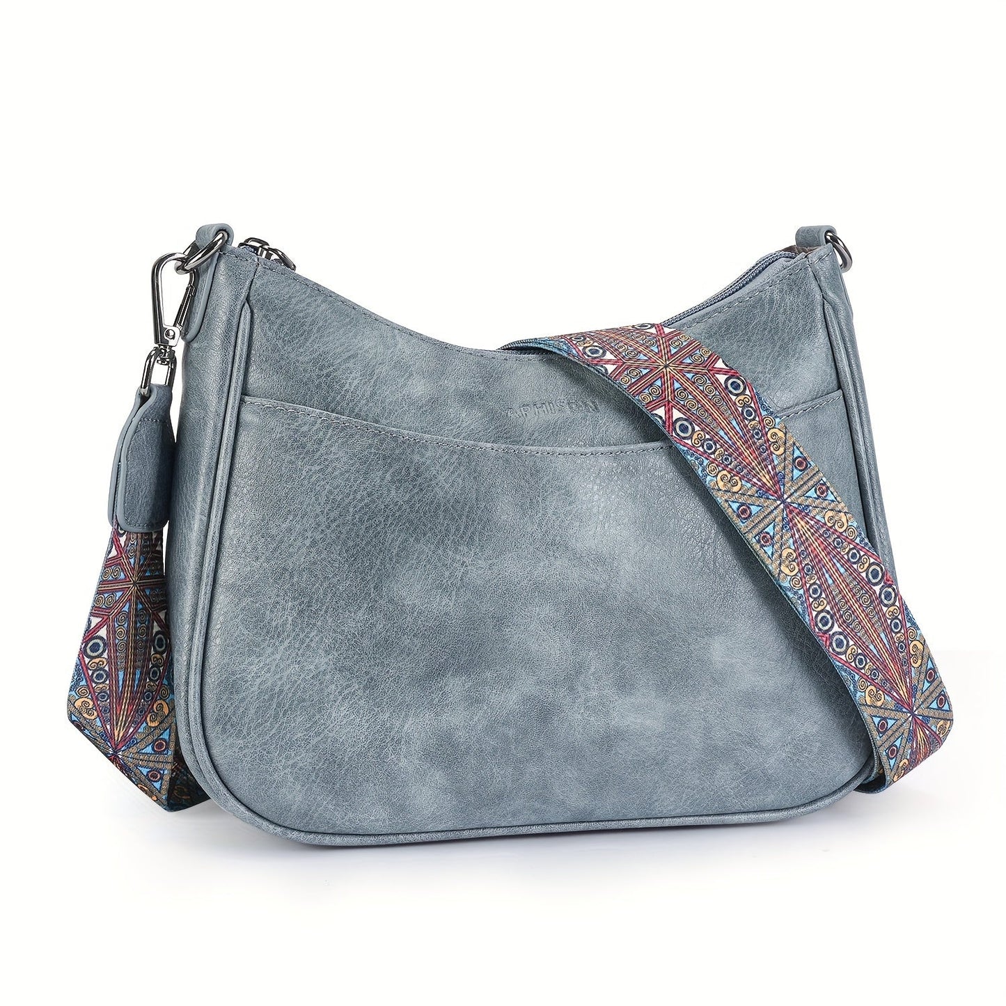 Vintage Crossbody Bag Chic Shoulder Purse Adjustable Strap