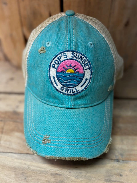 Customize Beach Scene Trucker Hat