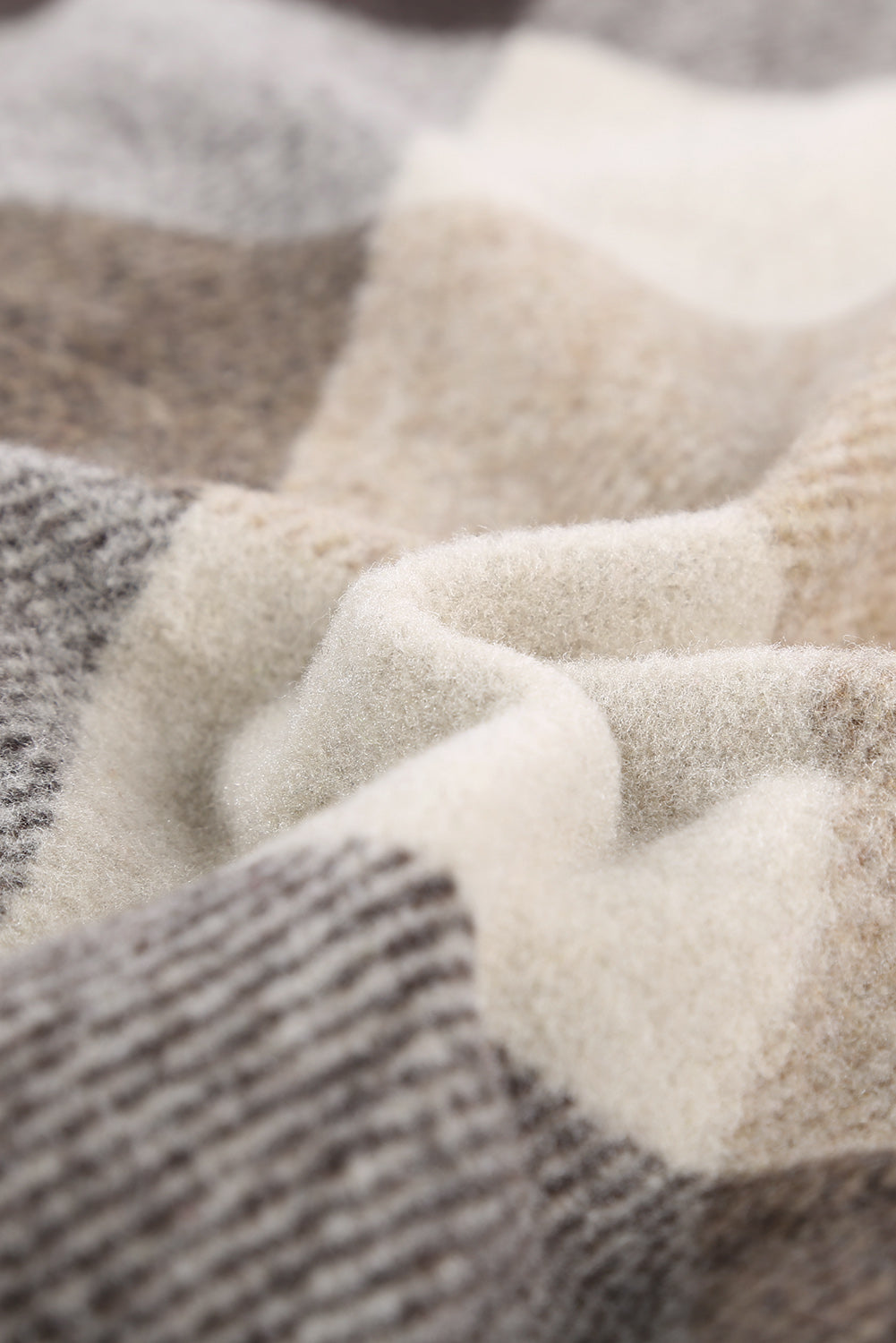 Plaid Button-Up Long Sleeve Pocketed Shacket