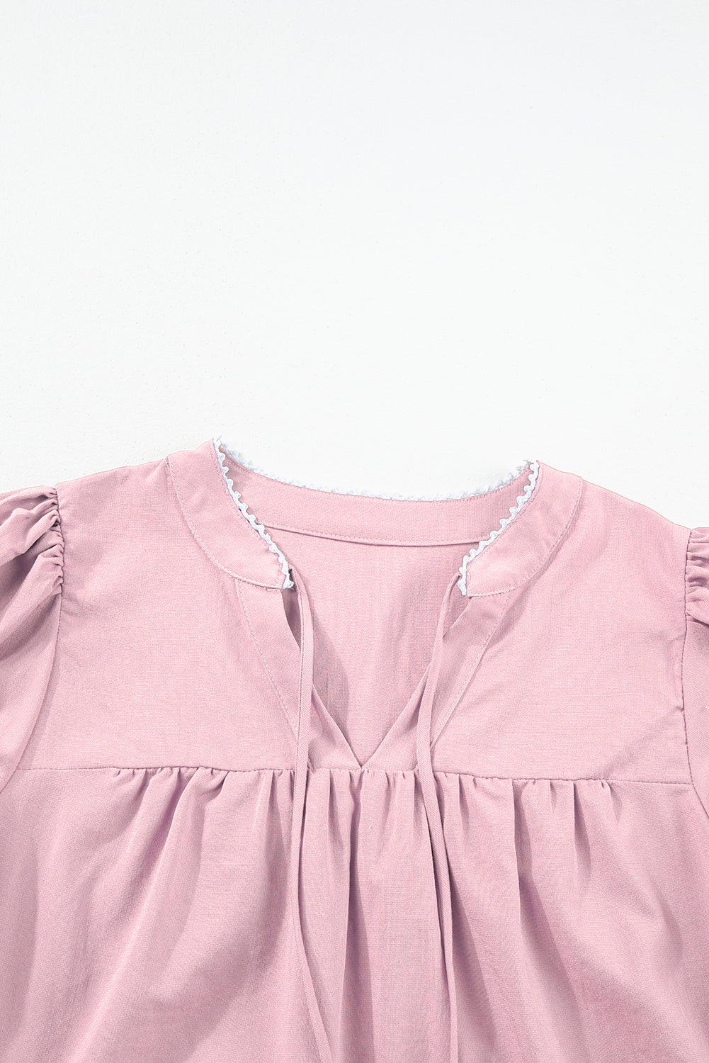 Floral Embroidered Puff Sleeve Blouse