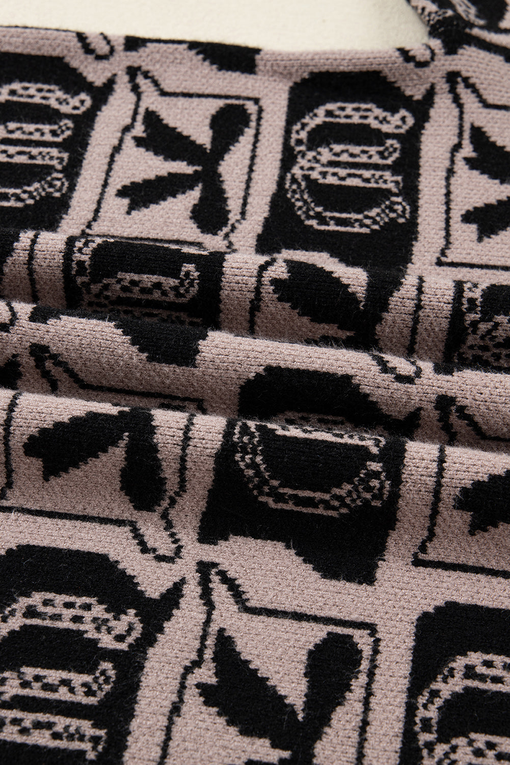 Western Bows & Horseshoes Long Sleeve Sweater