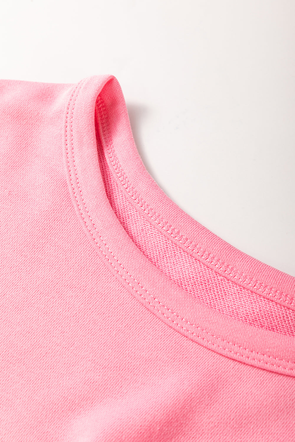 Solid Patchwork Top and Pants Set