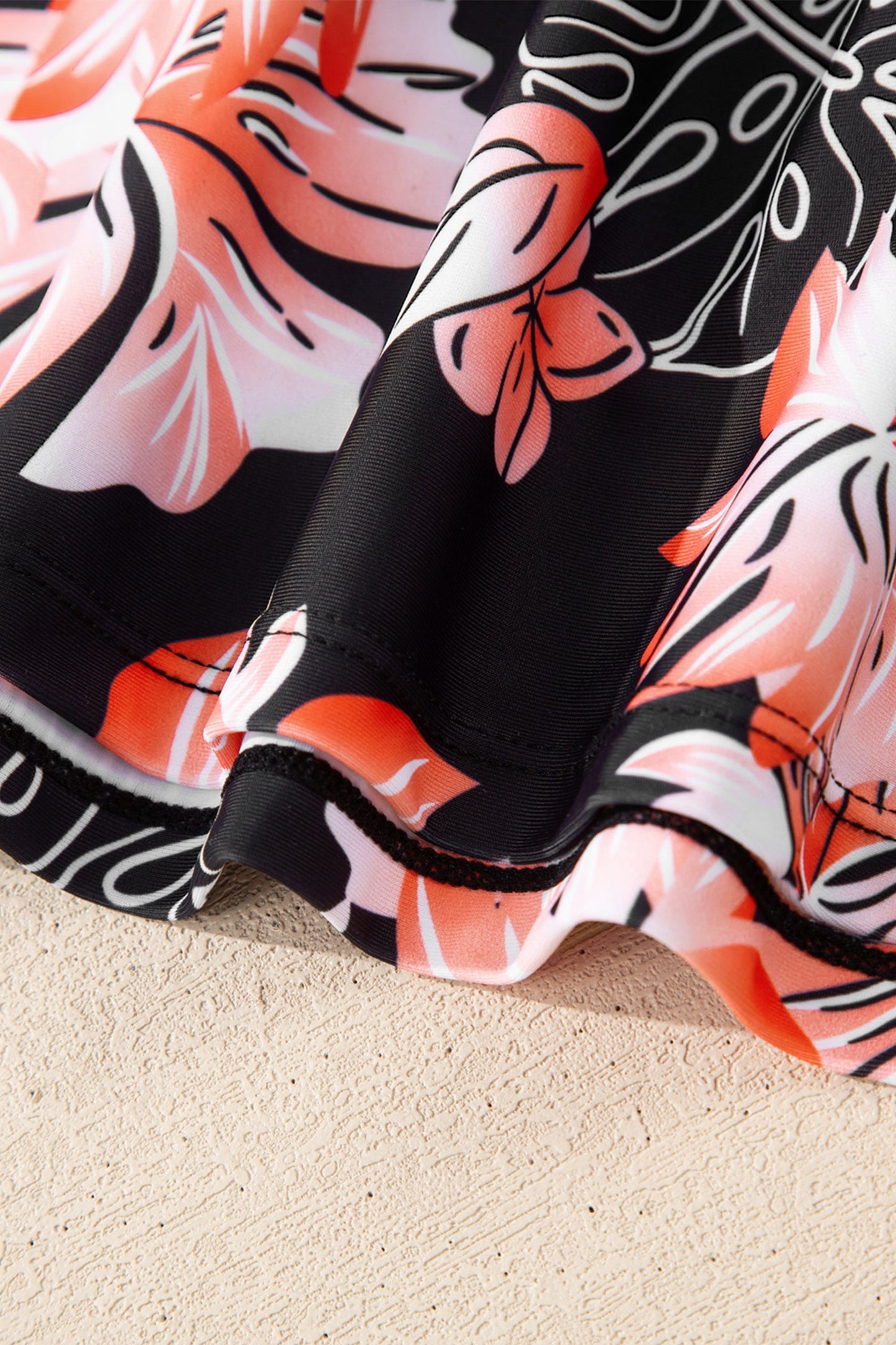 Colorblock Tankini Top and Skort Swim Set