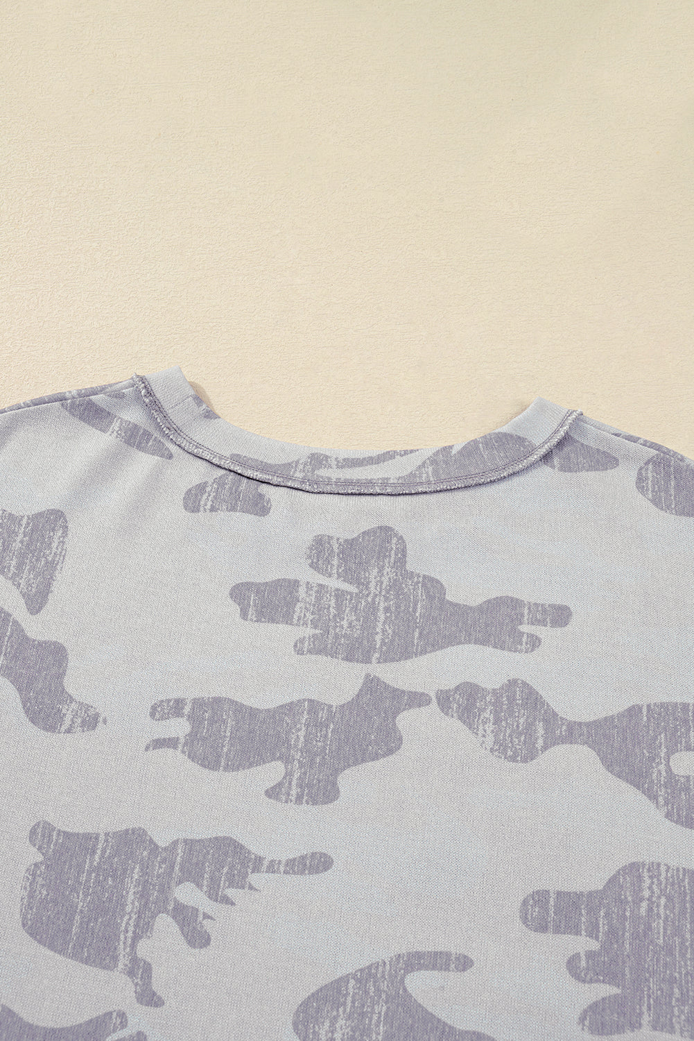 Plus Size Camouflage Crewneck Sweatshirt