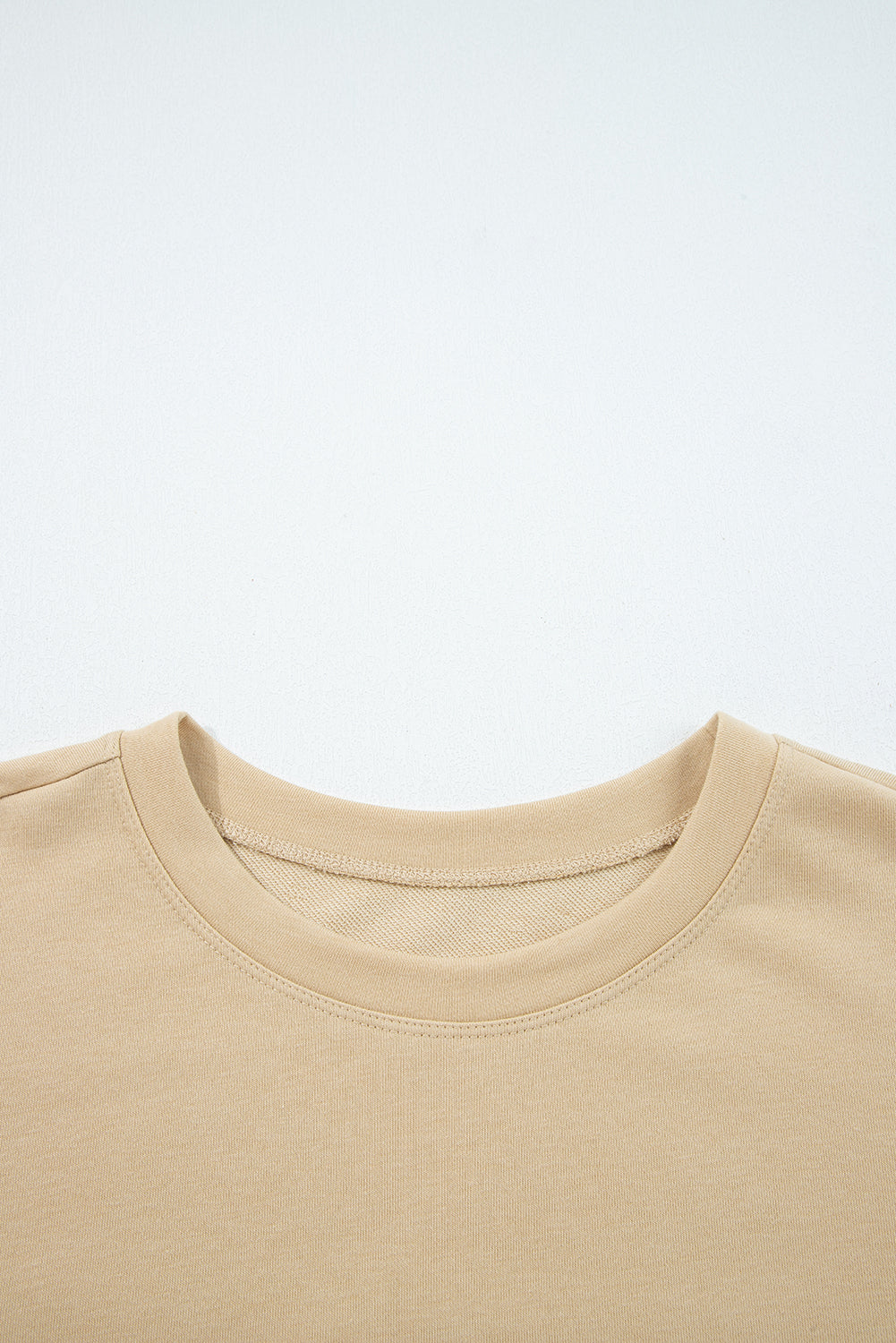 Plus Size Reverse Seam Patchwork Drop Shoulder Top