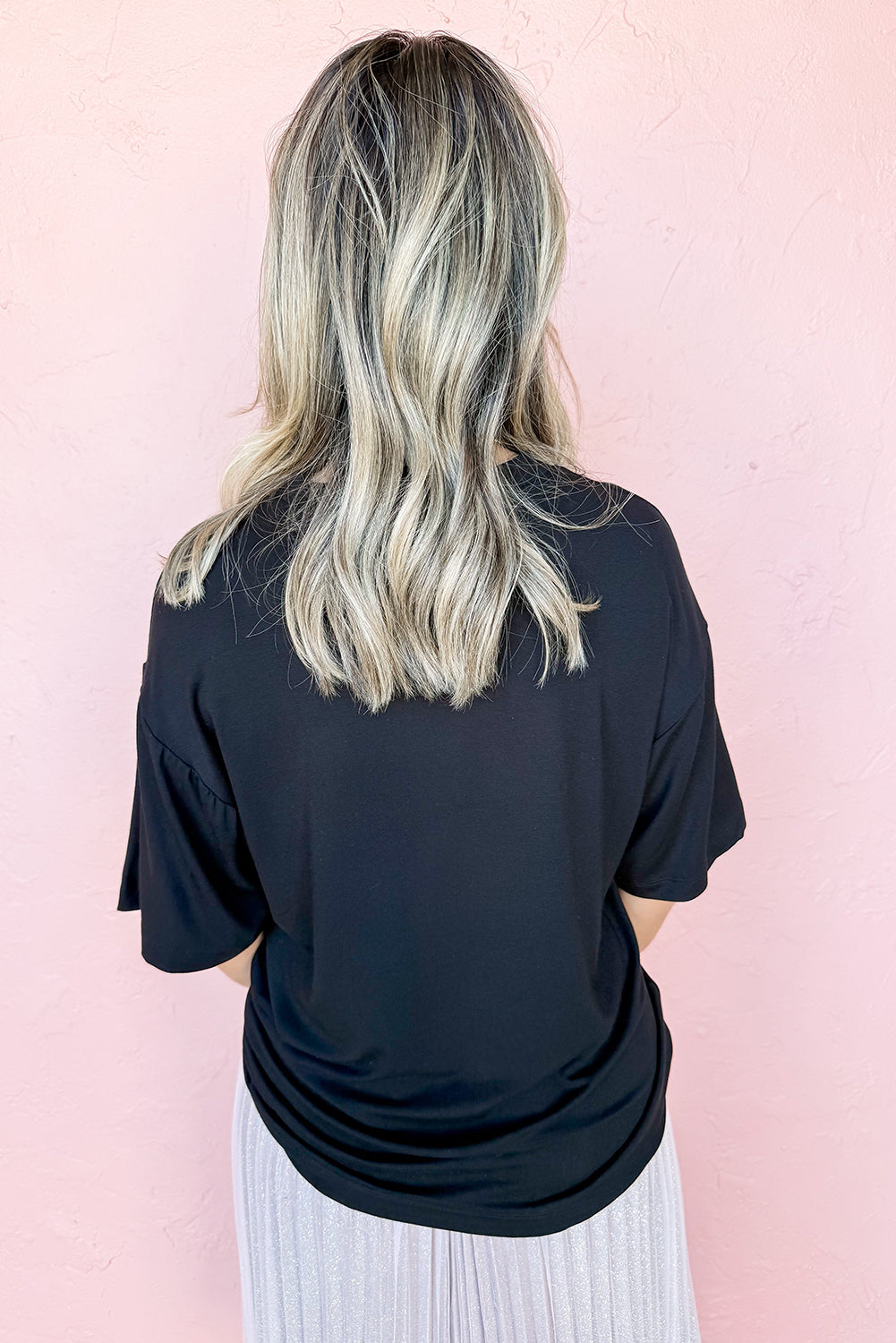 Black St Patrick's Day lucky Cracked Letter Graphic T Shirt