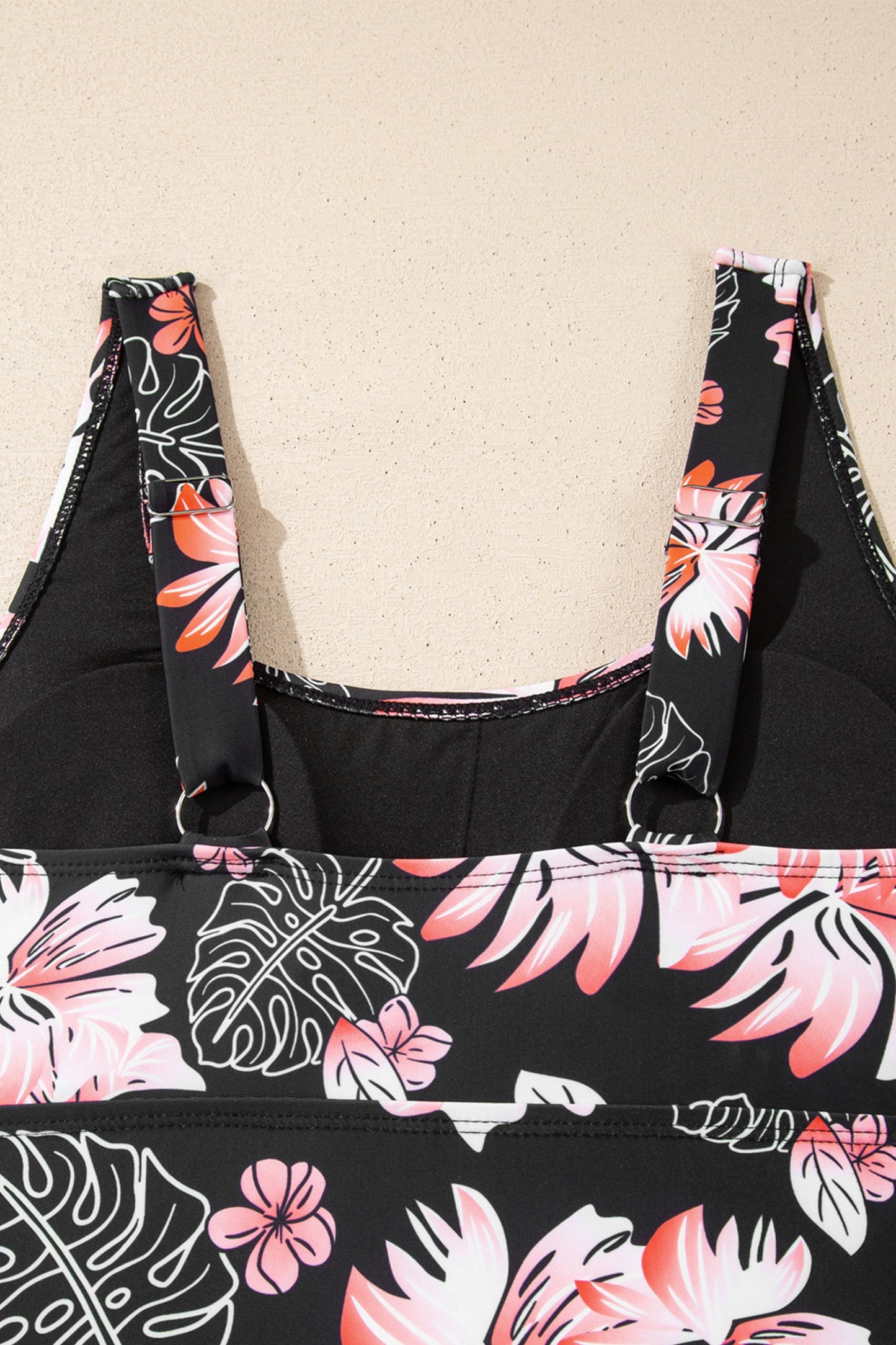 Colorblock Tankini Top and Skort Swim Set