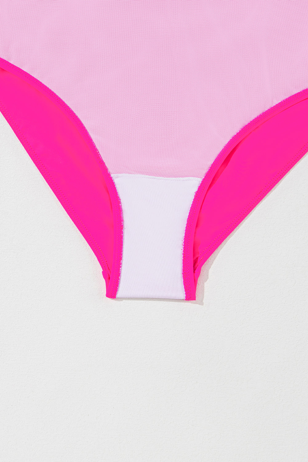 Colorblock Crisscross Straps Tie Back Flared Swimsuit