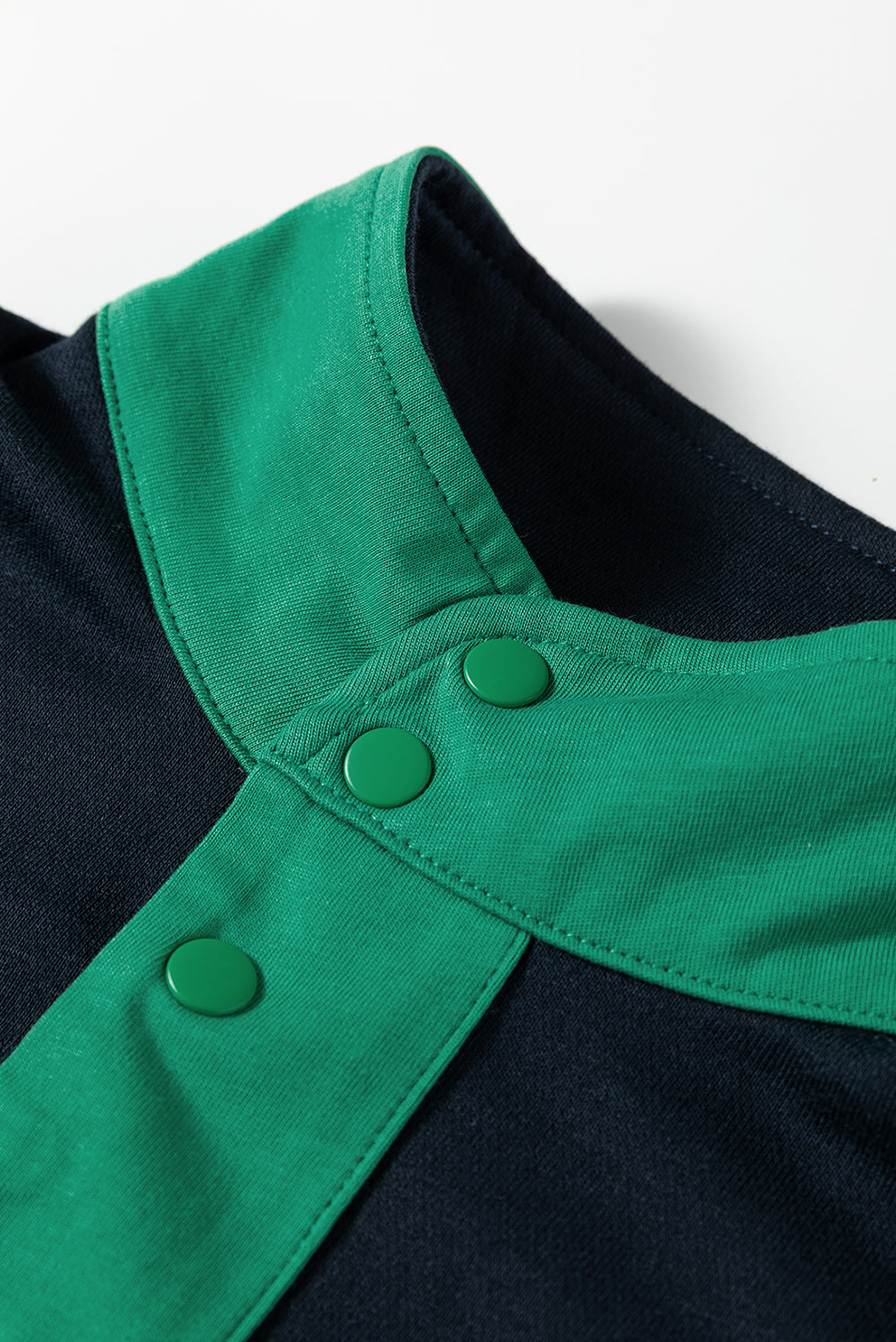 Colorblock Patchwork Pullover and Shorts Set