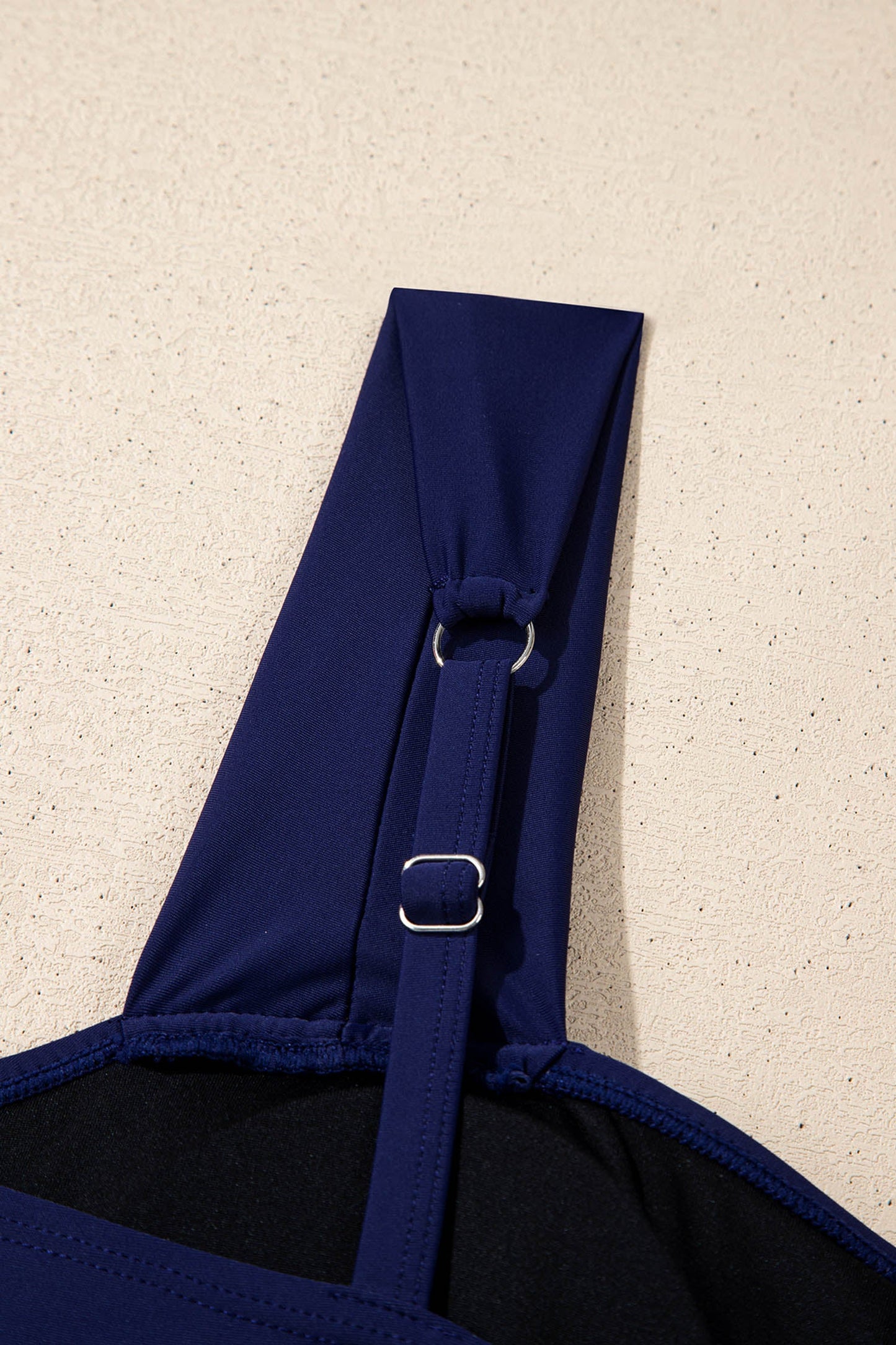 Square Neck Ruched One-Piece Swimsuit