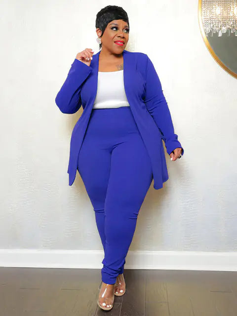 Plus Size Women’s Matching Two-Piece Outfit Set