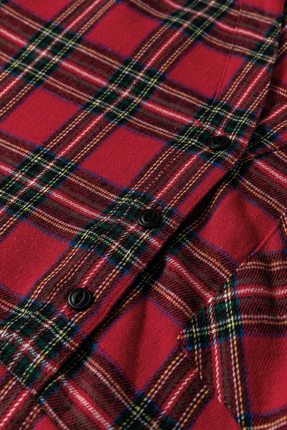 Plaid Ruffle Hem Collared Half-Button Mini Dress