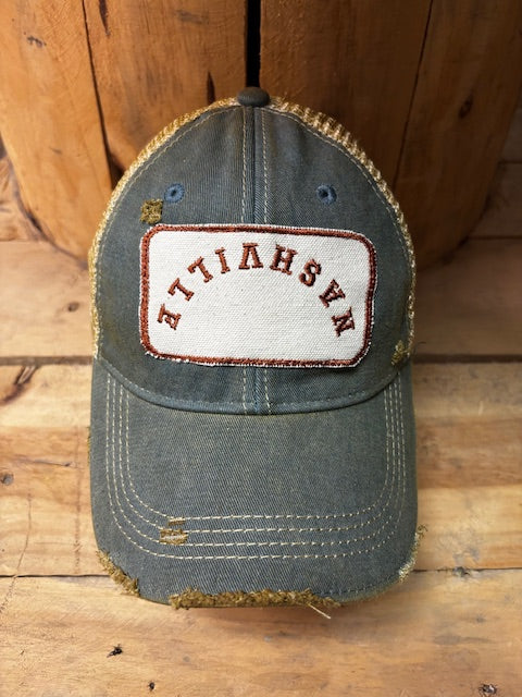 Upside Down Your Town or Team Custom Trucker Hat