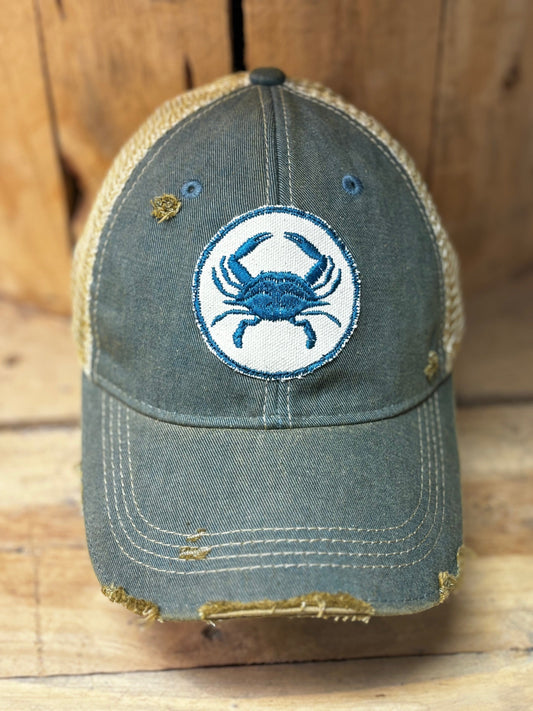 Blue Crab Trucker Hat