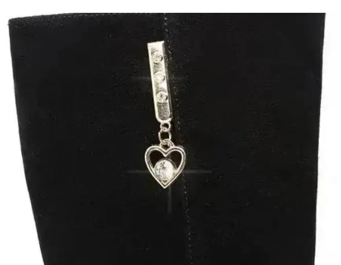 Thigh High Boot Warm Plush Snow Boots Side Zipper Snow Boots