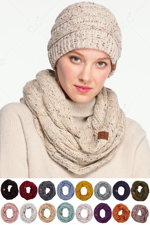 Confetti Infinity Scarf- C.C Brand