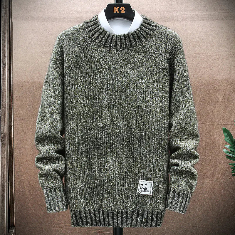 Knitted Sweater Tops and Bottoming Shirts