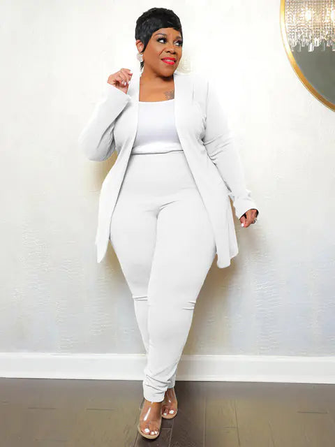 Plus Size Women’s Matching Two-Piece Outfit Set
