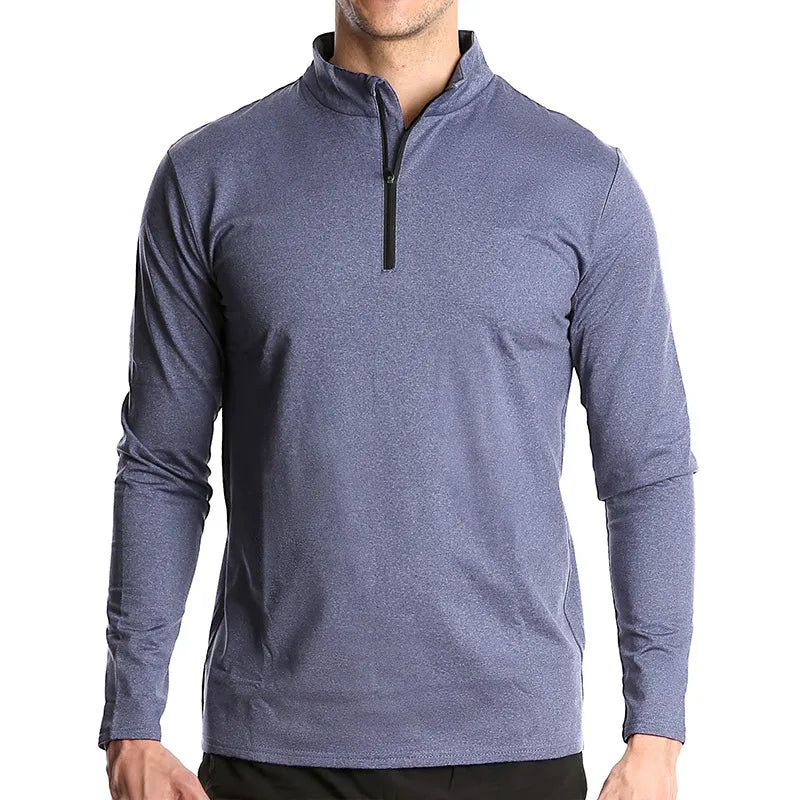 Long-sleeved Quick-drying Sports Pullover T-shirt