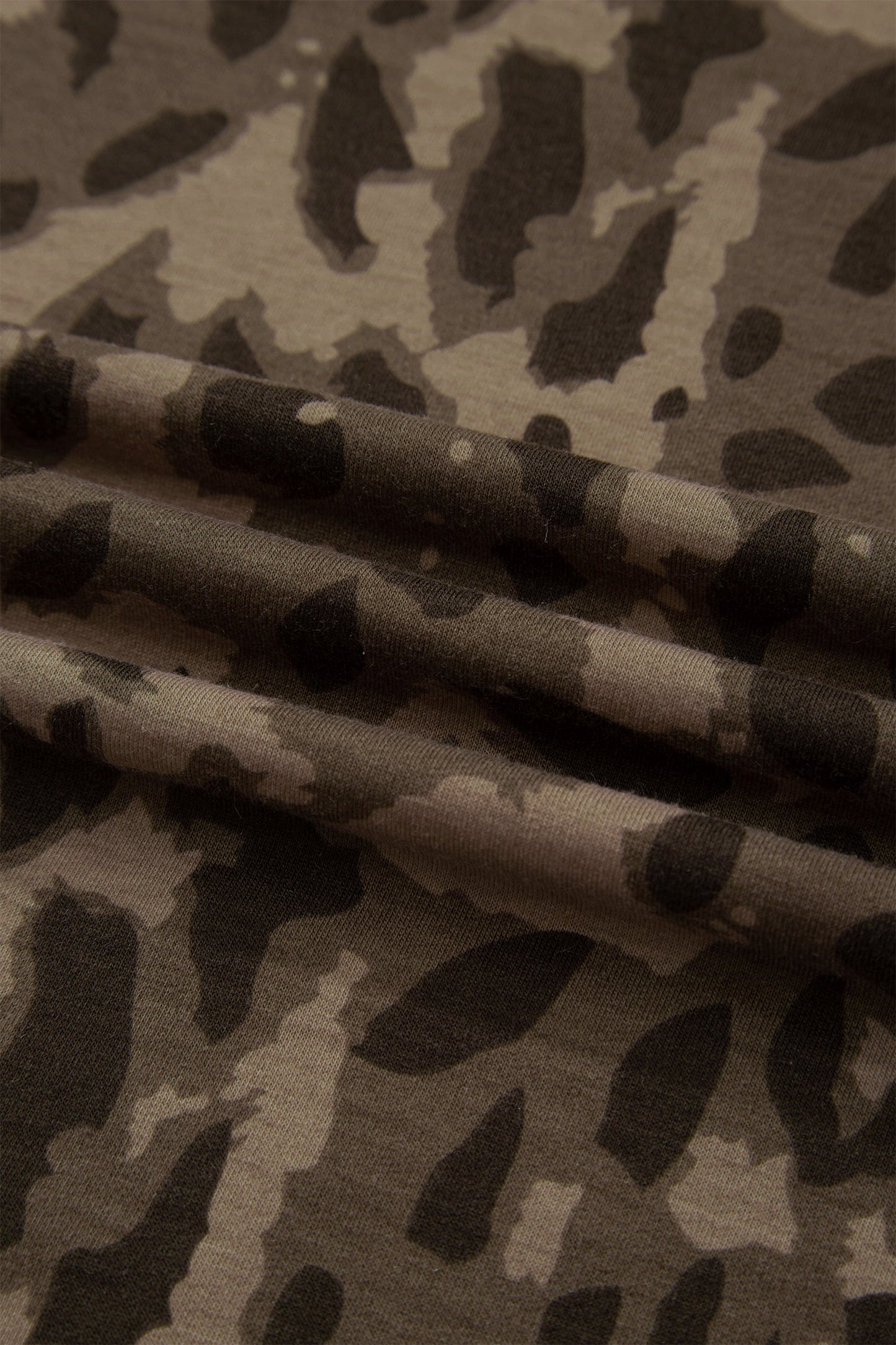 Leopard Patchwork Pullover and Drawstring Pant Set