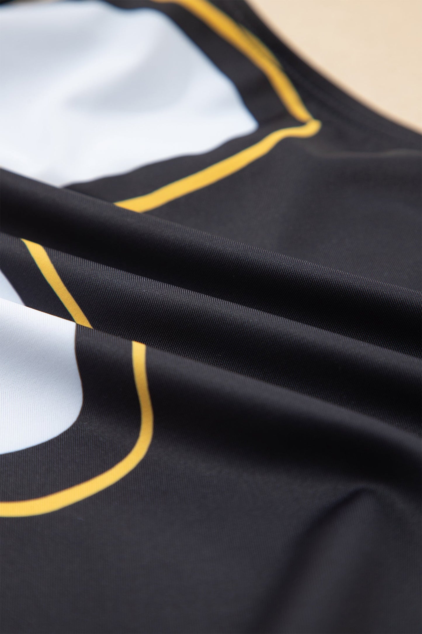 Floral Sleeveless Drawstring One-Piece Swimsuit