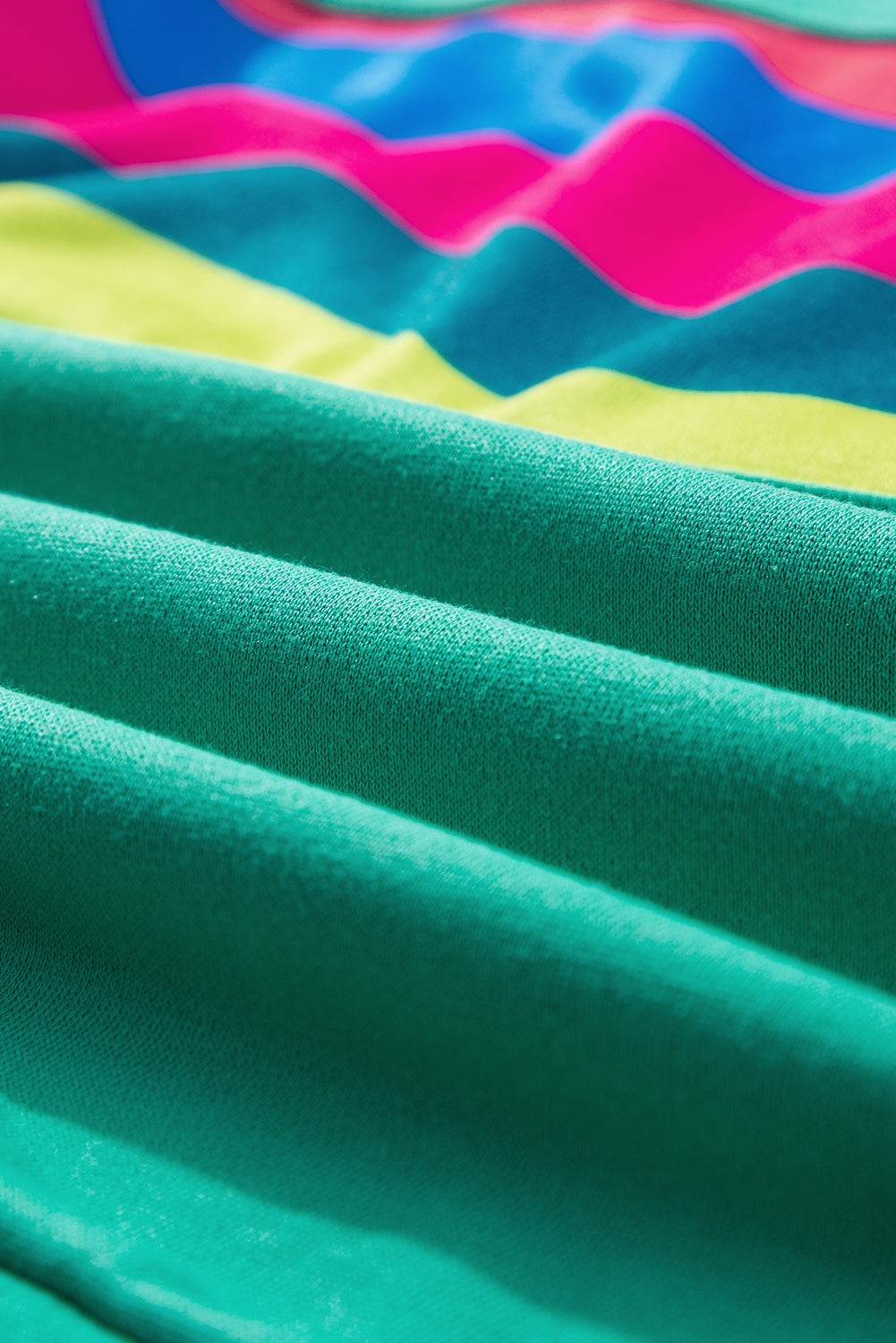 Stripe Patchwork Long Sleeve Top