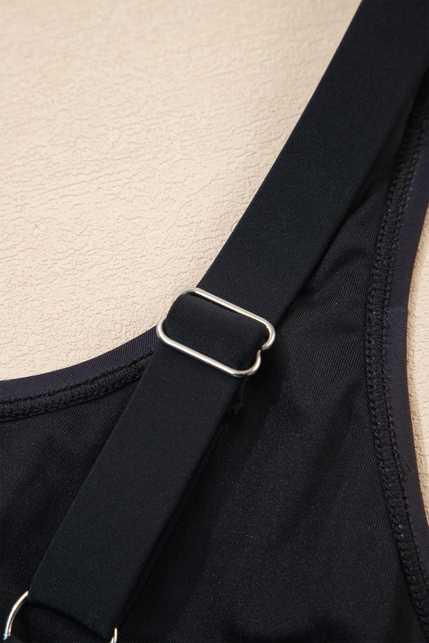 Floral Sleeveless Drawstring One-Piece Swimsuit