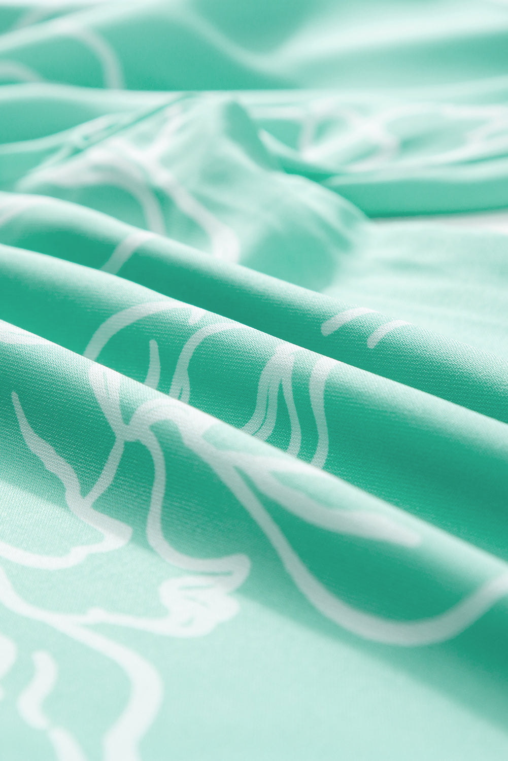 Abstract Bib Wide Leg Overall Jumpsuit