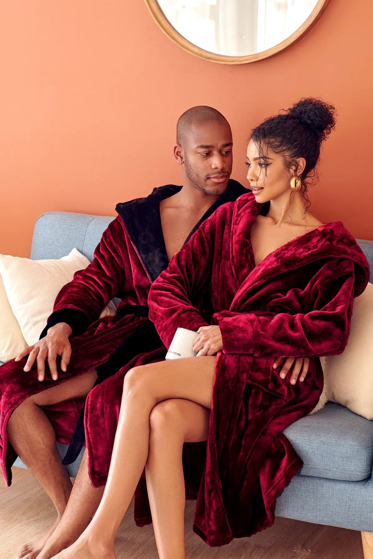 Men’s Robe with Hood – Ultra-Soft Plush Comfort for Everyday Use