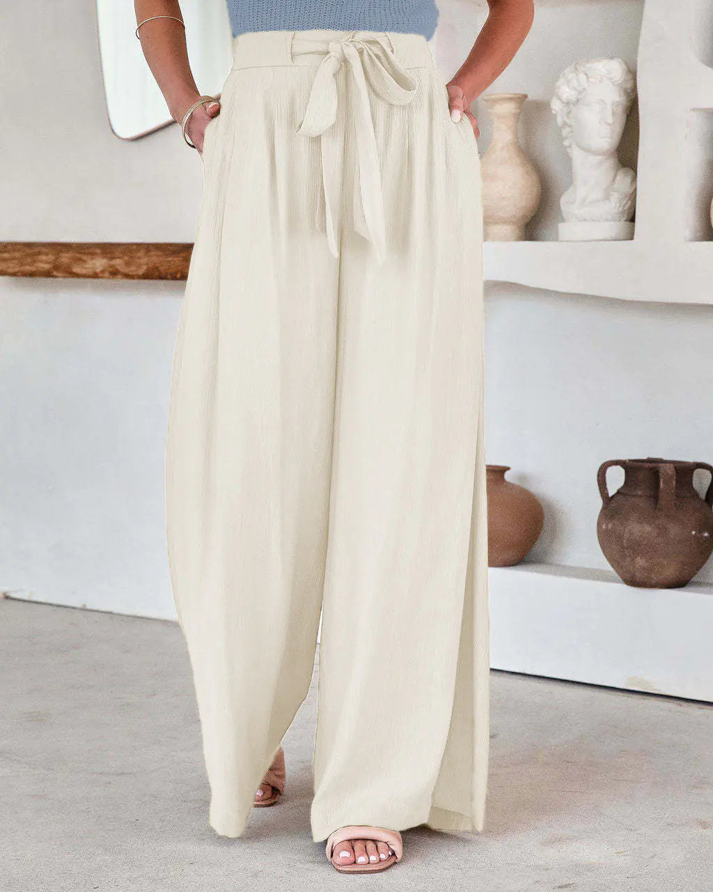 Summer Women's Plus Size Wide-Leg Sleep Pants